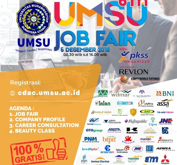 UMSU Job Fair ke 6 – 5 Desember 2019
