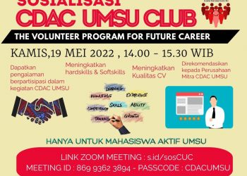 Sosialisasi CDAC UMSU Club 2022