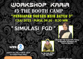 Workshop Karir : Booth camp 5th day – Juli 2022