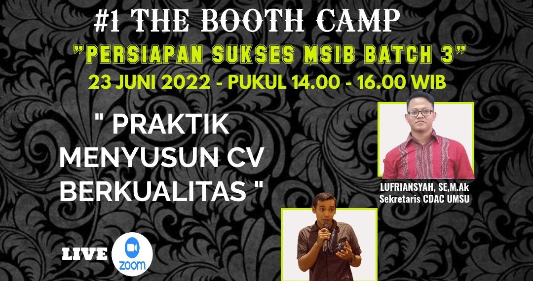 Workshop Karir : Booth camp 1st day – Juni 2022
