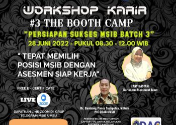 Workshop Karir : Booth camp 3rd day – Juni 2022