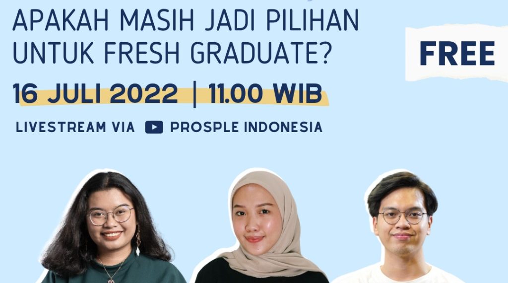 Webinar Career Talks Prosple – 16 Juli 2022