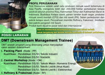 Rekrutmen First Resources July-Agustus 2022