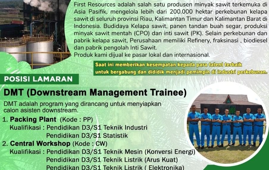Rekrutmen First Resources July-Agustus 2022