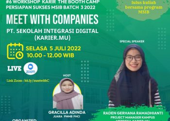 Workshop Karir : BC 6th day (karir.mu) – Juli 2022