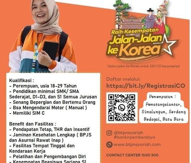 Loker CO BTPN Syariah – Juni 2023