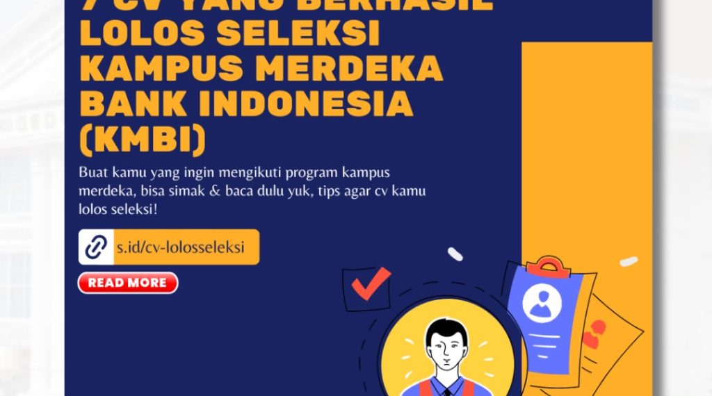 Contoh CV yang Lolos Magang di BI