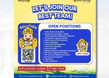 Peluang Kerja di United Tractors – April 2024