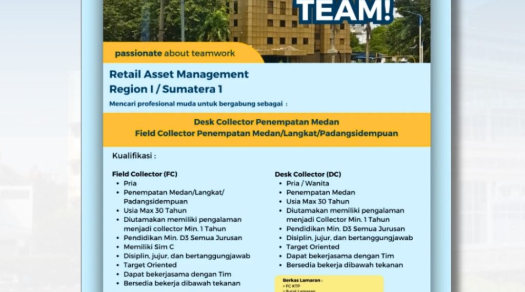 Peluang Kerja di Bank – Maret 2025