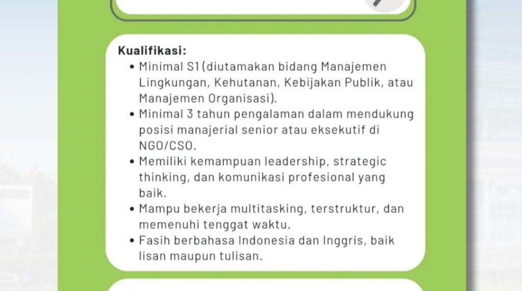 Loker di LSM Medan – Juli 2025