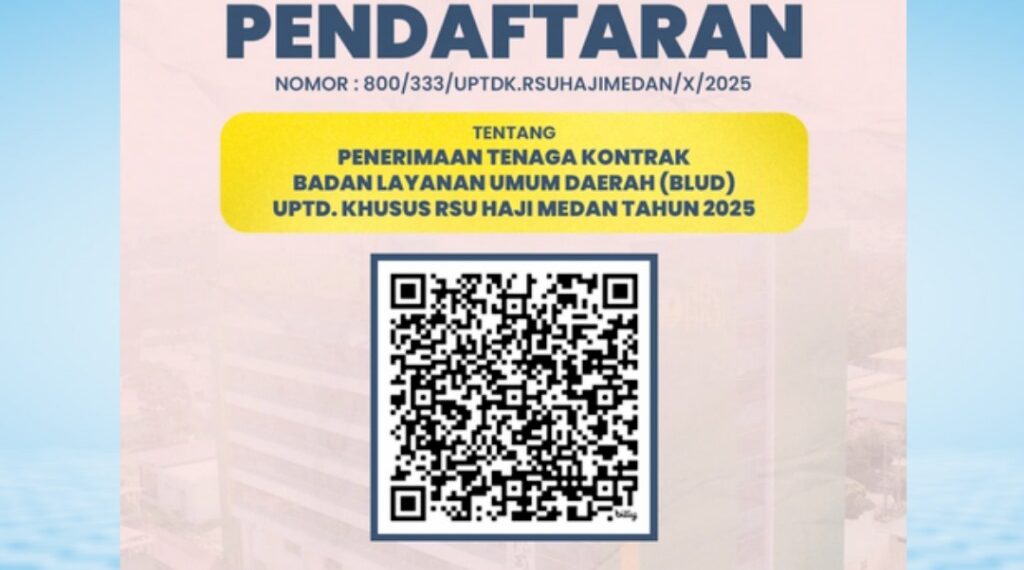 Loker di RSU Haji Medan – Okt 2025