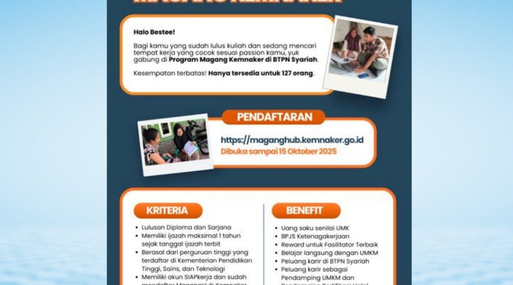 Magang di BTPN Syariah 2025