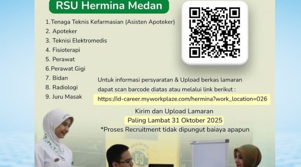 Loker di RSU Hermina – Oktober 2025