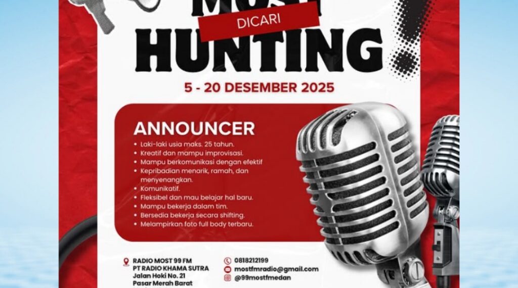 Loker di Most FM 2025