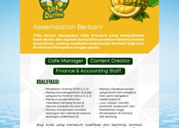 Loker “Toke Durian” 2026