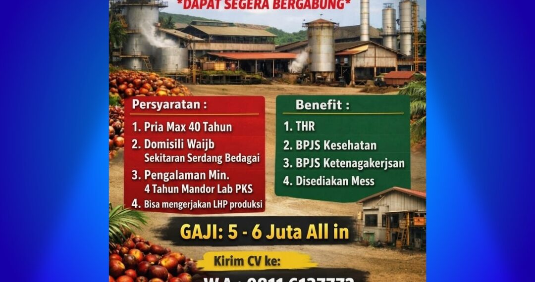 Loker di Graha Sawit Makmur 2026