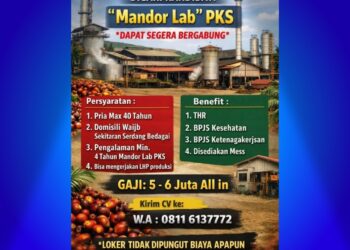 Loker di Graha Sawit Makmur 2026