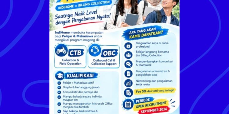 Internship Program di Indihome 2026
